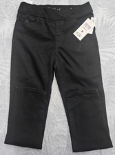 NWT GLORIA VANDERBILT Amanda Pull On Black Pants Size 8