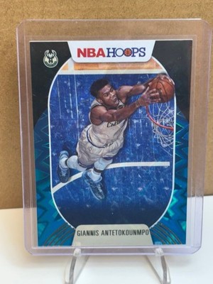 2020-21 Hoops Teal Explosion Giannis Antetokounmpo Milwaukee Bucks #166