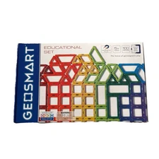 GeoSmart Educational Set GeoMagnetic STEM Construction Featuring 100 Pieces!