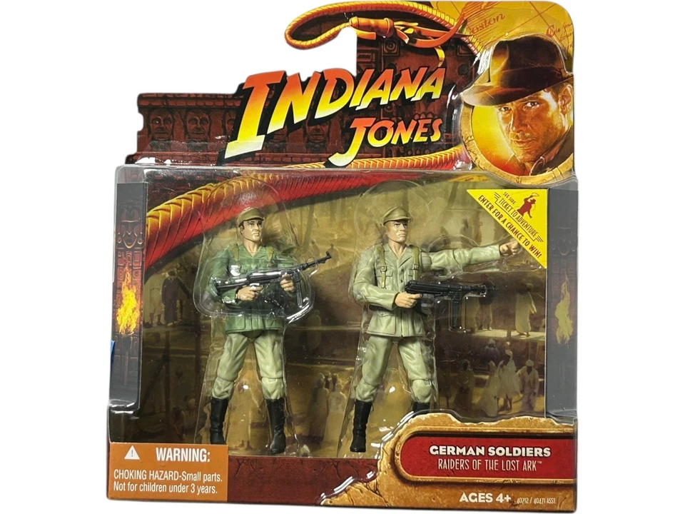 Indian Jones Radios del Arca Perdida Soldados Alemanes Nuevo en Paquete Foto 2 de 4
