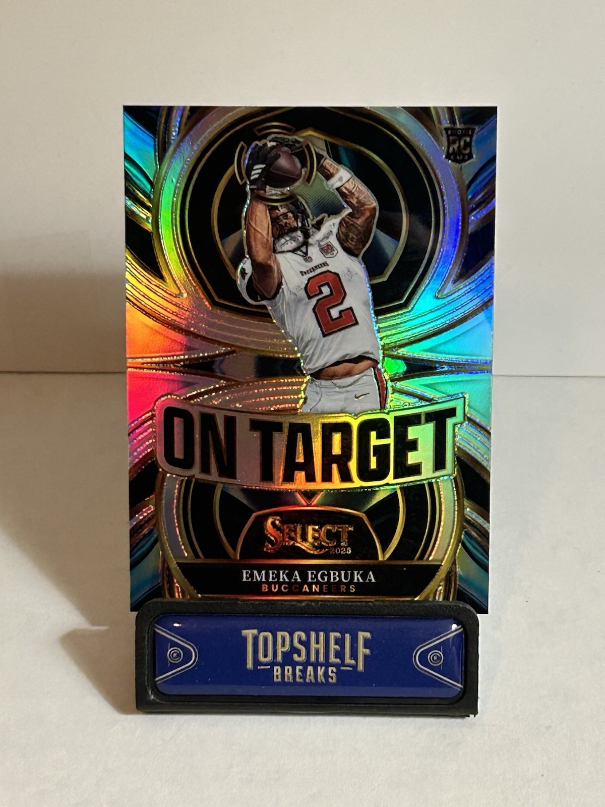 2025 Panini Select Emeka Egbuka RC ON TARGET Silver Buccaneers FREE SHIPPING