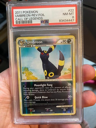 Umbreon graded PSA 8 for sale on eBay