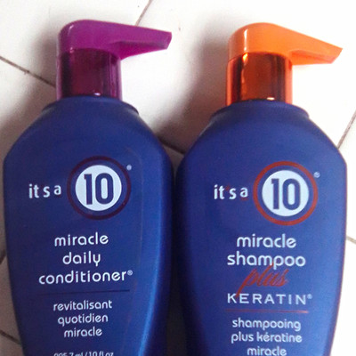 It's a 10 Miracle Shampoo Plus Keratin & Daily Conditioner 10 fl oz (2 pc)