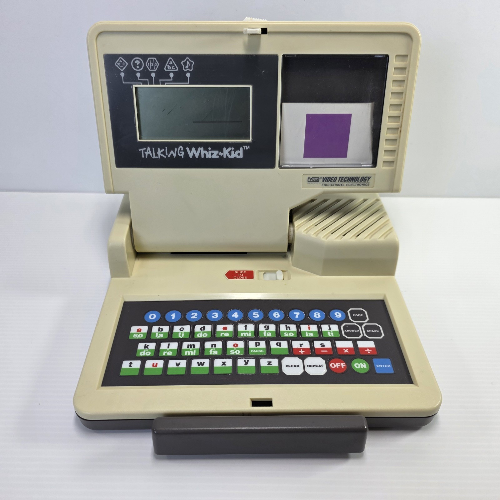 Talking Wiz-Kid V Tech Video Technology Educational Electronics Vintage 1986