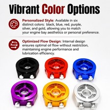 New Oil Filter Sandwich Plate Adapter for Most Cars, Enhanced Engine Data Access