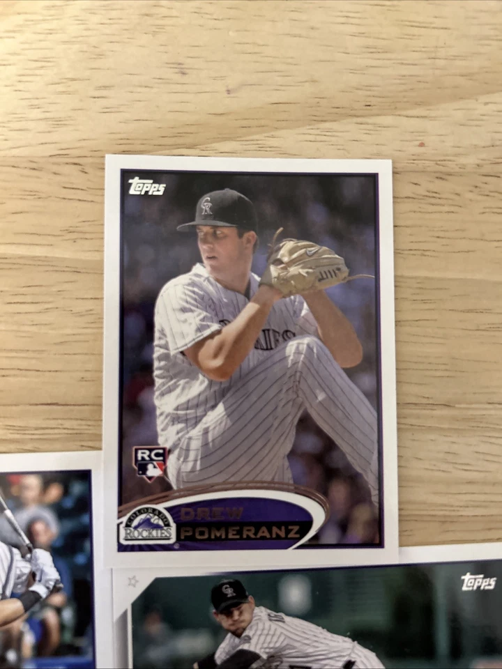 科罗拉多落基山脉棒球卡收藏(10张卡) — 第 3/4 张图片