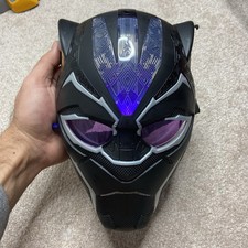 Hasbro 2017 Black Panther Light Up Kid's Mask MCU Marvel Comics Movie TESTED