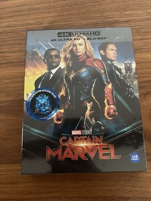 Captain Marvel 4K Ultra HD &  Blu-Ray WeEt Collection Steelbook A2 Full Slip
