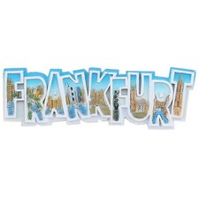 Approx. 60 different poly magnets Frankfurt souvenir fridge magnet magnet decoration