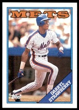 1988 Topps #710 Darryl Strawberry Mets