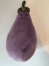 NWOT Jellycat Eggplant Vegetable Food Purple Plush 7"