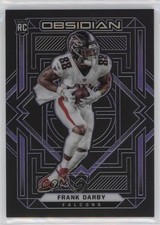 2021 Panini Obsidian Rookies Electric Etch Purple 67/100 Frank Darby #151 0zg6