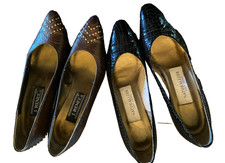Lot Of 2 Pair Shoes Heels Naturalizer J. Renee 6.5 Women's Black Brown VTG