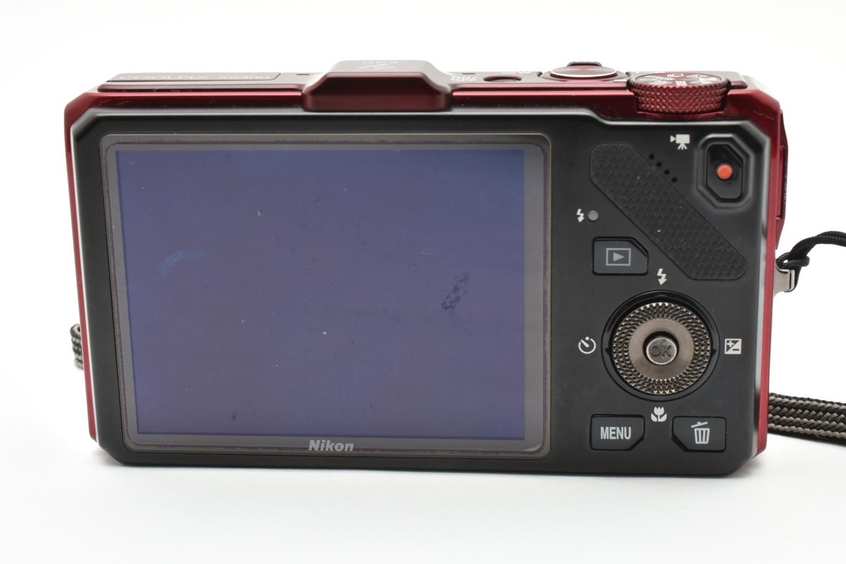 Nikon COOLPIX S9300 16MP 18X Zoom Digital Camera Red [EXC++] From