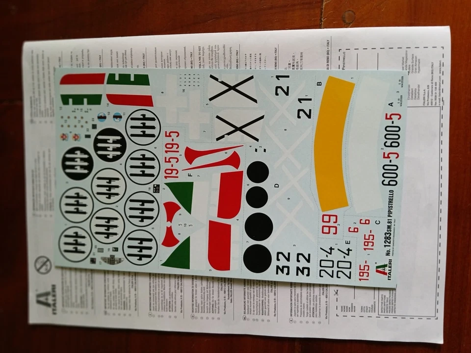 Italeri Savoia Marchetti Sm 81  1/72 Regia Aeronautica Sealed Sigillato - Immagine 3 di 4