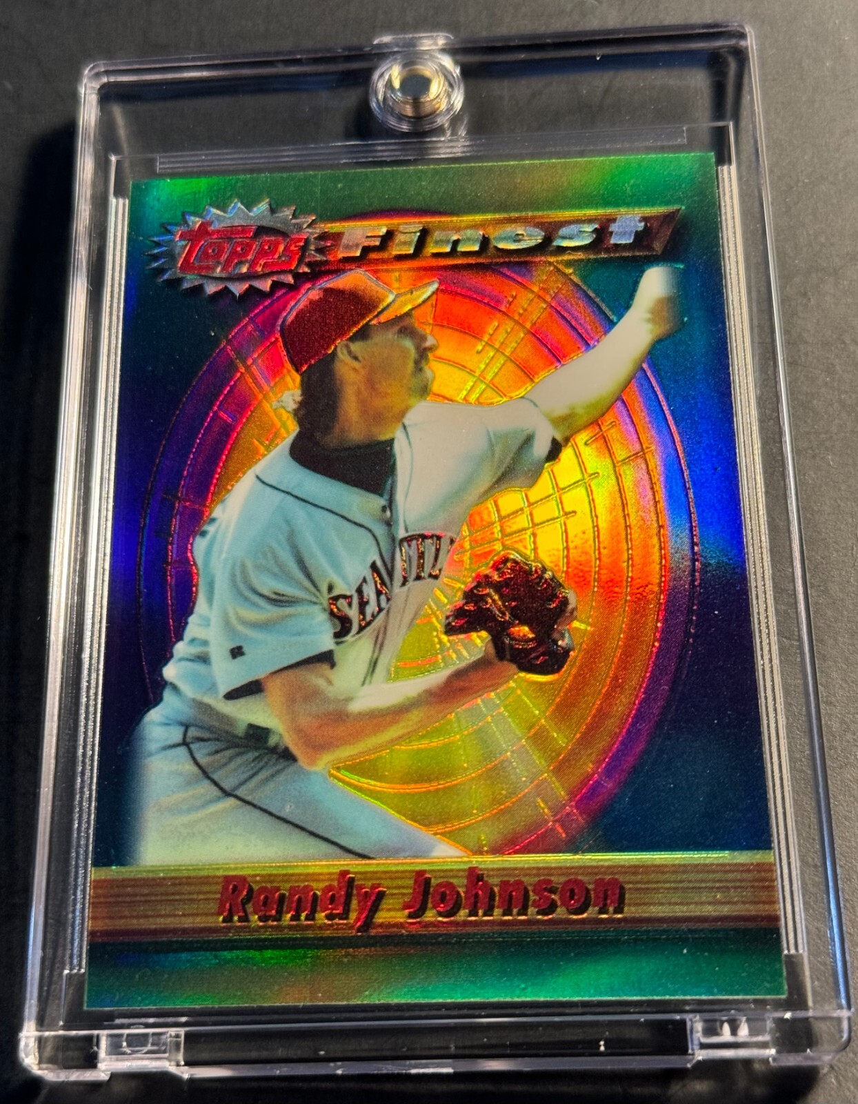 1994 Topps Finest Randy Johnson Refractor #213 MARINERS HOF (311)