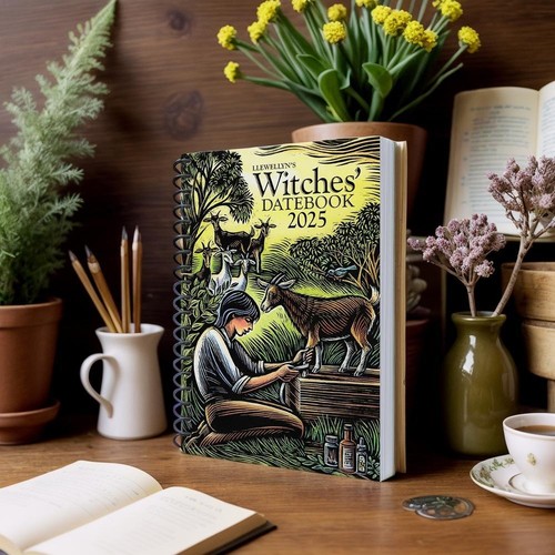 Llewellyn Ivo Dominguez Llewellyn's 2025 Witches' Datebook Bound