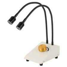 6W 110V 220V Stereo Microscope LED Light Illuminator Gooseneck Spotlight Lamp