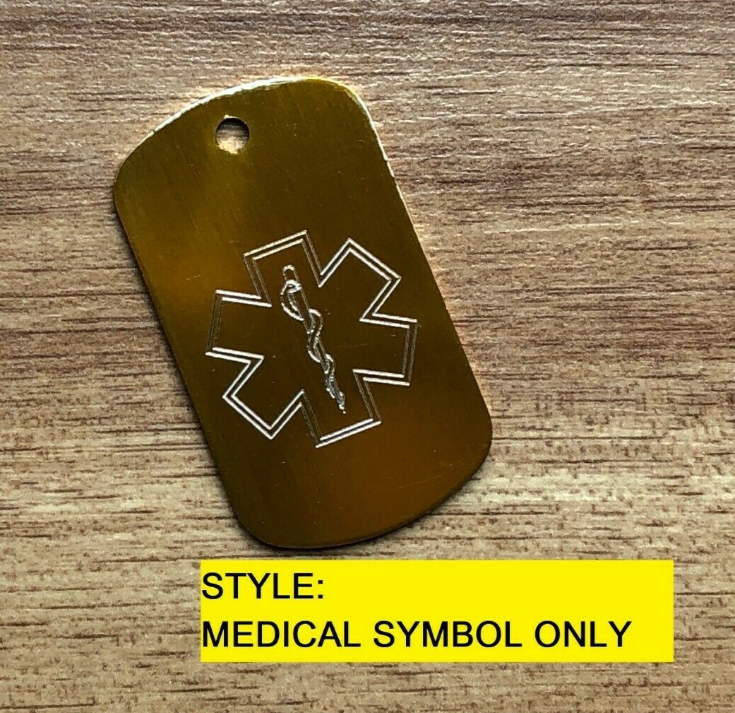 Medic Alert Necklace For Women Personalized Medical Alert Necklace