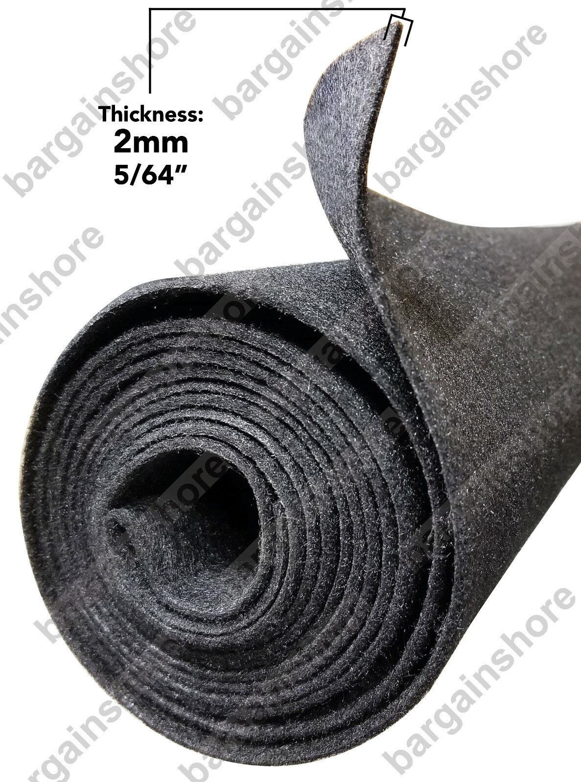 3ft Long x 48" Wide CHARCOAL / Gray Car Audio Speaker Box Ca
