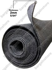3ft Long x 48" Wide CHARCOAL / Gray Car Audio Speaker Box Carpet latex Backed