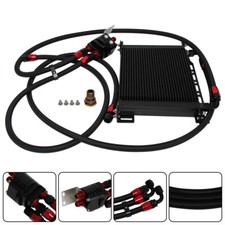 Radiatore olio motore universale AN8 30 file con staffa + kit linea tubo filtro olio BK