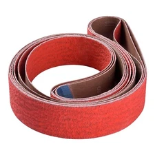 SATC 2x72 Inch 60 Grit EdgeCore Ceramic Grinding Sanding Belts 6 Pack