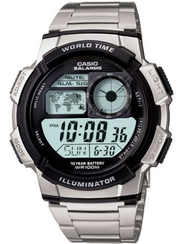 Casio Illuminator Black Men's Watch AE1000WD-1 for sale online