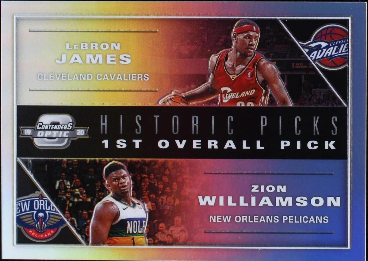 Panini Contenders Optic - Zion Williamson/LeBron James #1 2019-20