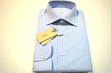 NEW BRIONI Dress SHIRT 100 Cotton Size 15.75 Us 40 Eu  SE23 