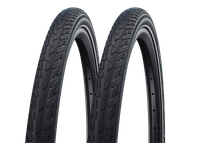 2X Schwalbe Road Cruiser Plus 42-622 Drahtreifen Punctureguard 28X1.60 Mantel