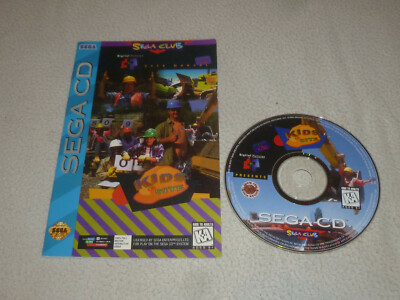 SEGA CD WIREHEAD GAME DISC & MANUAL KIDS ON SITE CLUB CDX JVC XEYE