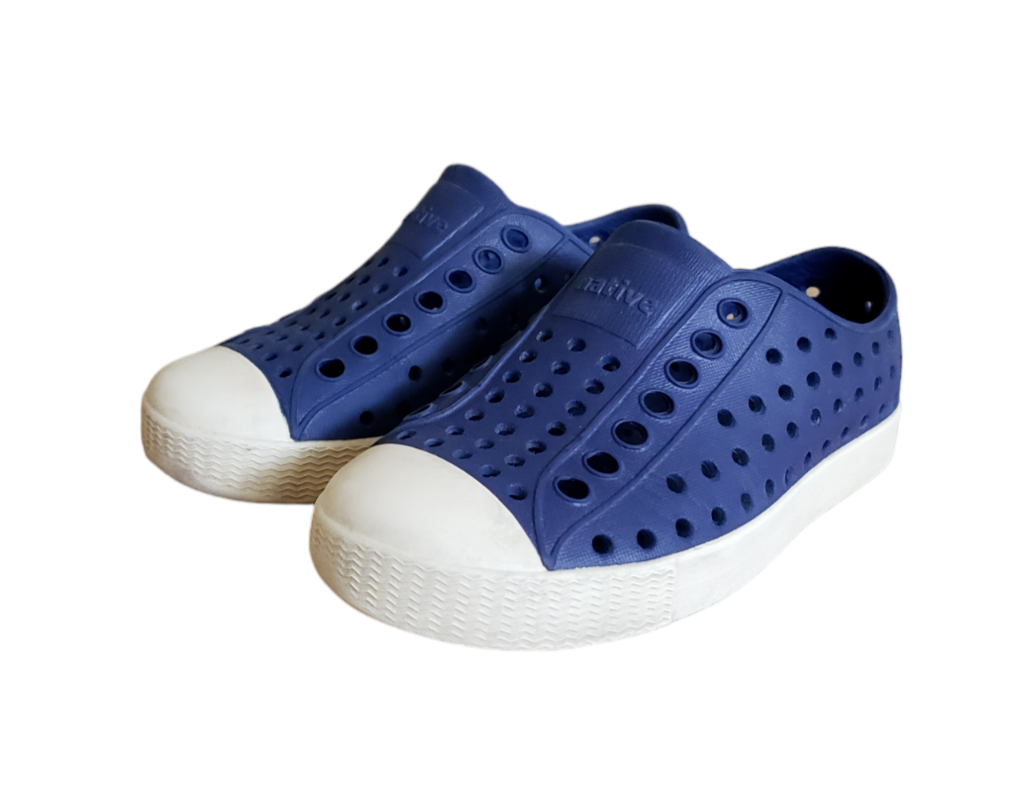 NATIVE Jefferson Blue Slip On Water Casual Shoes Size C 8 | eBay display picture 2
