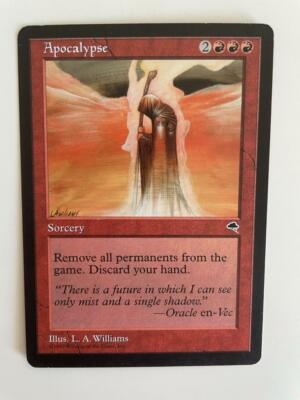 MTG TEMPEST APOCALYPSE NM MAGIC THE GATHERING RARE RED SORCERY