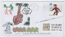 TurtlesTradingPost- Lima, OH 2006- Curious George ACE Cachet Regular Mail