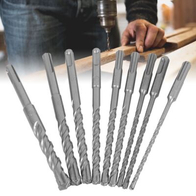 160mm SDS Plus Hammer Drill Bit 5 6 8 10 12 14 16mm Masonry Concrete Brick