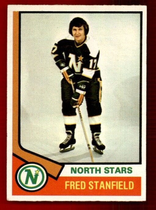 1974-75 O-Pee-Chee #31 Fred Stanfield EXMT