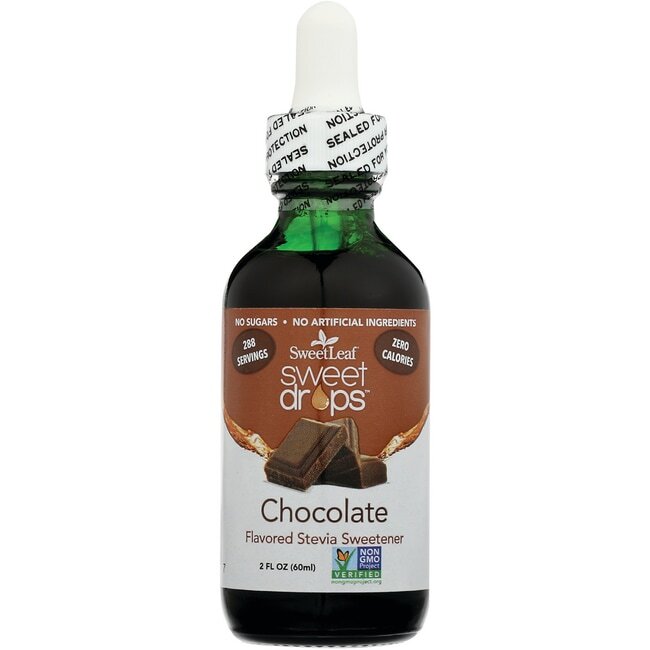 Wisdom Natural Sweetleaf Сладкие капли - Шоколад 2 жидких унции Liq