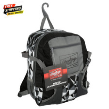 Rawlings 2022 Players Youth Tball Backpack - Bat Sleeves, Fence Hook, Black       