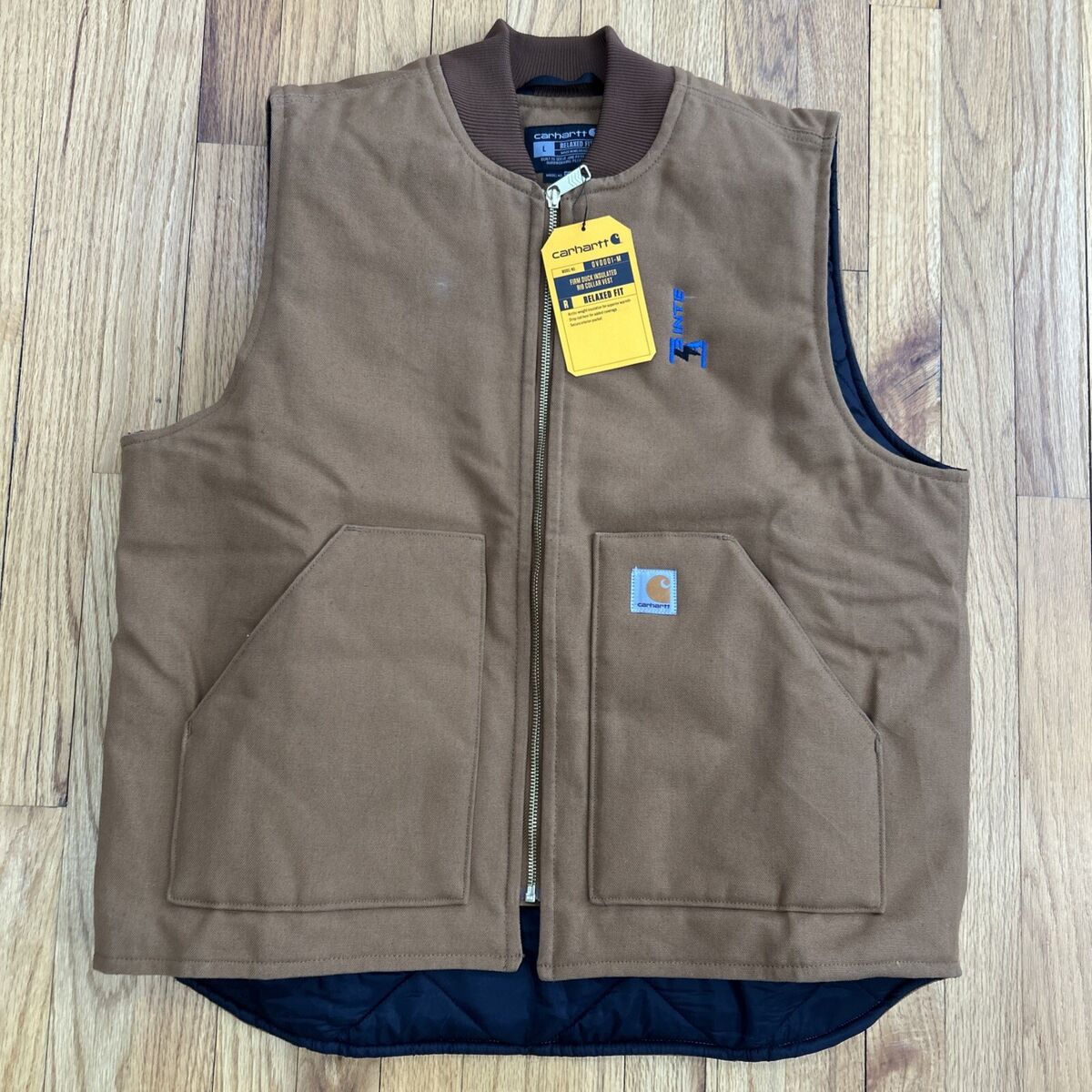 Carhartt Men's Arctic-Quilt Lined Duck Vest - Brown, Large Carhartt Men's Arctic-Quilt Lined Duck Vest - Brown, Large