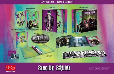 SUICIDE SQUAD 1-Click Steelbook Box Set HDZETA 4K UHD Blu-ray