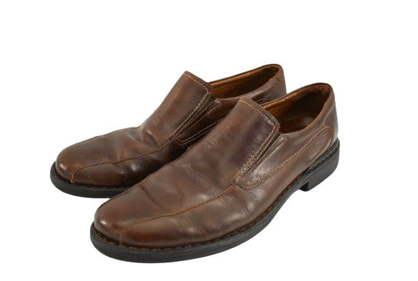 Josef Seibel Mens Sz EU 41 US 10 Brown Leather Slip On  display picture 1