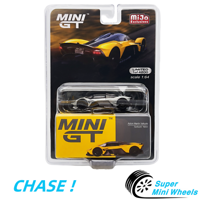 CHASE ! Mini GT 1:64 Aston Martin Valkyrie Sunburst Yellow #744 | eBay