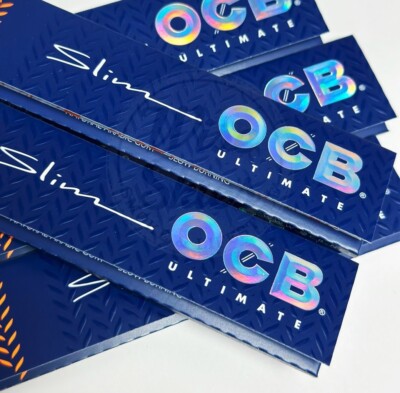 5 x OCB ULTIMATE BLÄTTCHEN KING SIZE SLIM 5ER PACK KONVOLUT ANGEBOT AUTHENTISCH