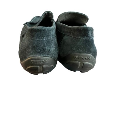 Geox Respira Mens Black Suede Driving Moc Loafers 8 (41  display picture 3