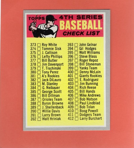 1970 Topps Baseball (#1-658) - Pick A Card, P-MT condition - Bild 95 von 326