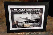 EDGAR ALLAN POE Cottage Relic Soil Earth Sample w/COA Haunted Item Object House