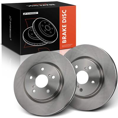 2x Disc Brake Rotors Front Side for Toyota Camry RAV4 CHR Lexus ES250/350 ES300h