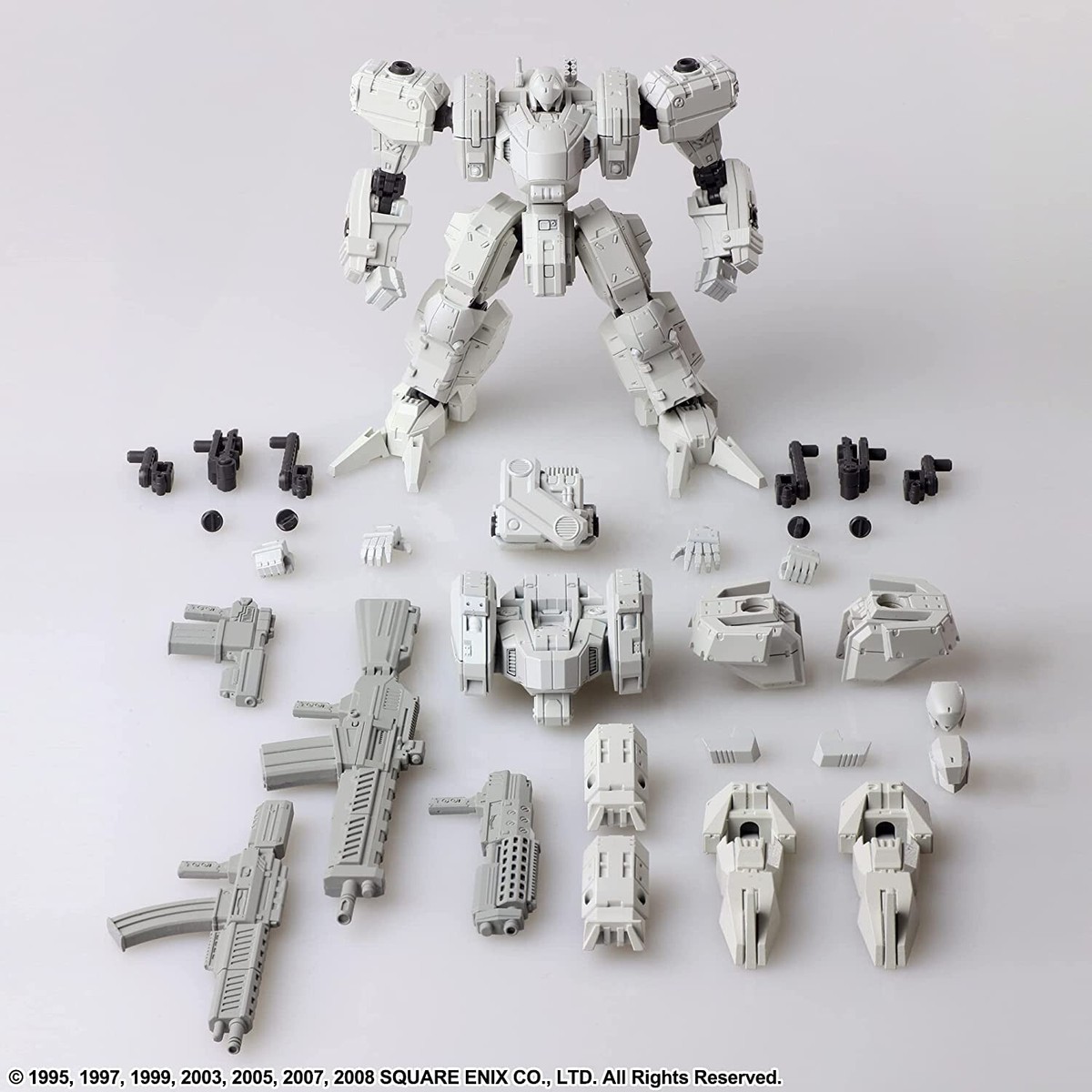 FRONT MISSION STRUCTURE ARTS 1/72 Kit Vol.4 ZENITH DV WHITE
