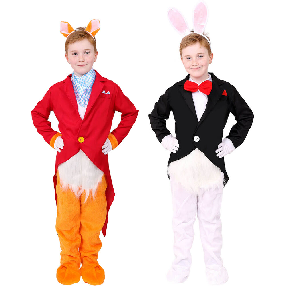 NIÑOS CUENTO DE HADAS ZORRO O CONEJO ANIMAL LIBRO DÍA PERSONAJE DISFRAZ DISFRAZ